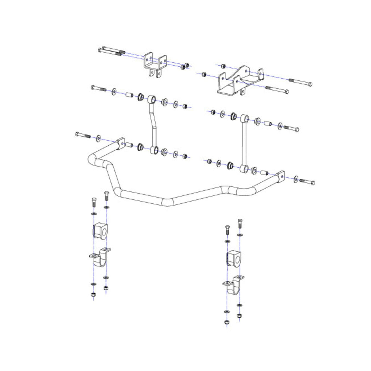 ROADMASTER 1129-145 ROADMASTER 1129-145 Rear Anti-Sway Bar Kit for Dodge Ram 2500/3500