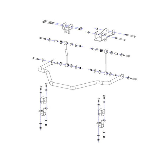 ROADMASTER 1129-145 ROADMASTER 1129-145 Rear Anti-Sway Bar Kit for Dodge Ram 2500/3500