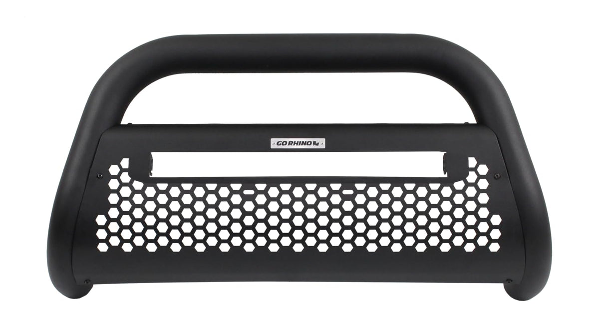 GO RHINO 55317T Go Rhino RC2 Bull Bar w/ Hole for 20" LED Light Bar | Mild Steel, Textured Black | 55317T