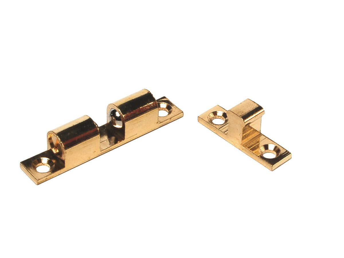 RV DESIGNER H221 RV Designer H221, Bead Catch, Brass, 2 inch, 2 Per Pack, Cabinet Hardware