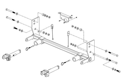 ROADMASTER 521456-5 Roadmaster 521456-5 Direct-Connect Baseplate for Jeep Wrangler (2019-2023)