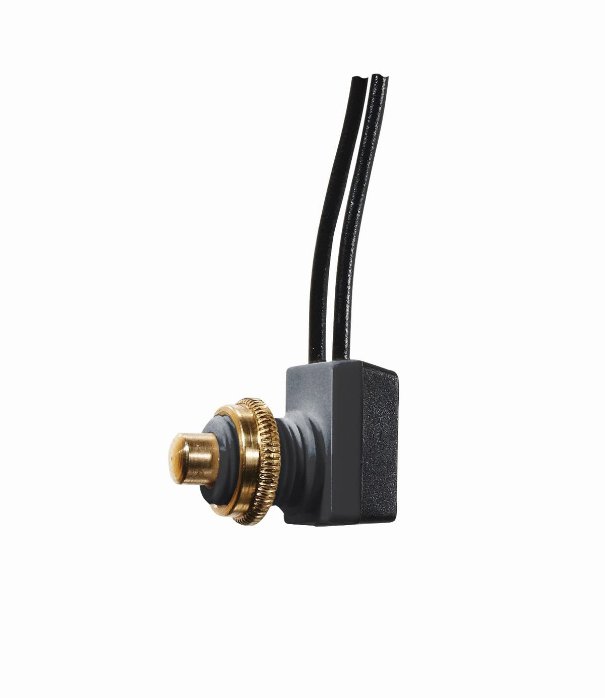 RV DESIGNER S751 RV Designer S751 - Push Button On/Off - SPST Light Switch w/ 8" Leads, 10 A