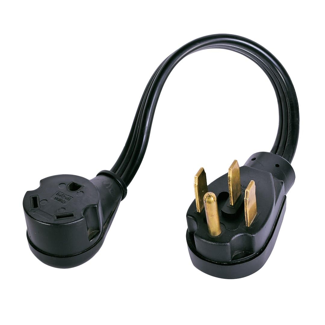 ARCON 14243 Arcon 14243 Generator Pigtail Power Cord 30-Amp Female to 50-Amp Male Flat Wire, 18-Inch