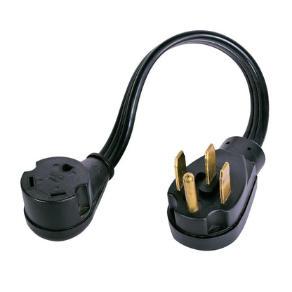 ARCON 14243 Arcon 14243 Generator Pigtail Power Cord 30-Amp Female to 50-Amp Male Flat Wire, 18-Inch