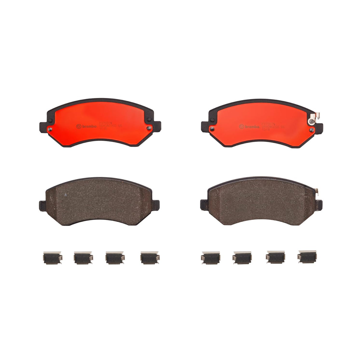 BREMBO P37007N Brembo P37007N Premium Ceramic Front Disc Brake Pad Set CHRYSLER/DODGE/JEEP OE# K05019985AB