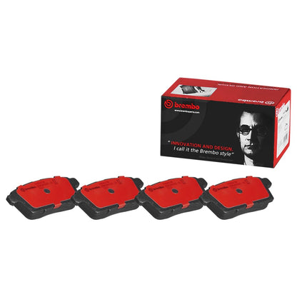 BREMBO P49041N Brembo P49041N Premium Ceramic Rear Disc Brake Pad Set LINCOLN/MAZDA OE# L2Y82643ZA