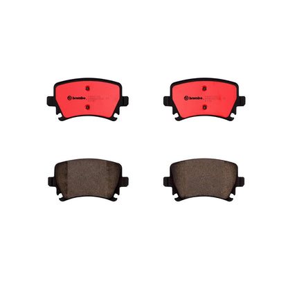 BREMBO P85073N Brembo P85073N Premium Ceramic Rear Disc Brake Pad Set AUDI/AUDI (FAW)/SEAT/SKODA/SKODA (SVW)/VW/VW (FAW)/VW (SVW) OE# 3C0698451D