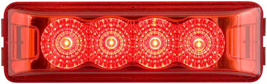 OPTRONICS MCL63RBP Optronics MCL63RBP 4 LED MIROFLEX THIN LINE;RED;POLY