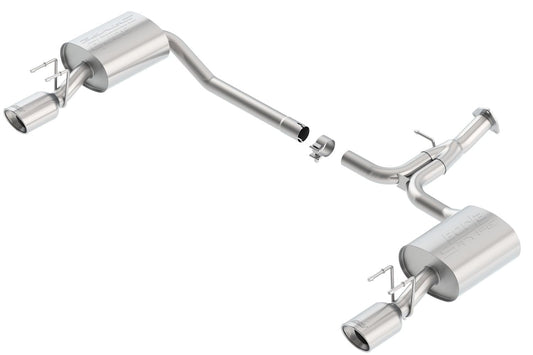 BORLA 11853 BORLA 11853 Axle-Back Performance Exhaust System for 2013-2017 Honda Accord Coupe 3.5L V6/ Sport Model 2.4L 4 Cyl. Automatic/Manual Transmission Front Wheel Drive 2 Door With Factory Dual Exhaust.