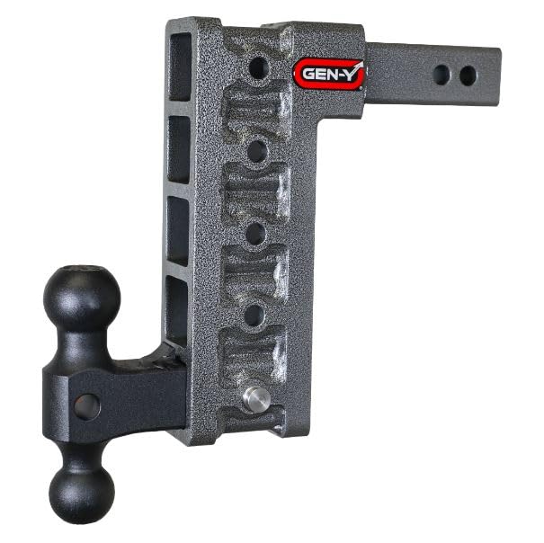 GEN-Y HITCH GH-515 Gen-Y Mega Duty 2in Shank 10in Drop 2K TW 16K Hitch w/GH-051 Dual-Ball