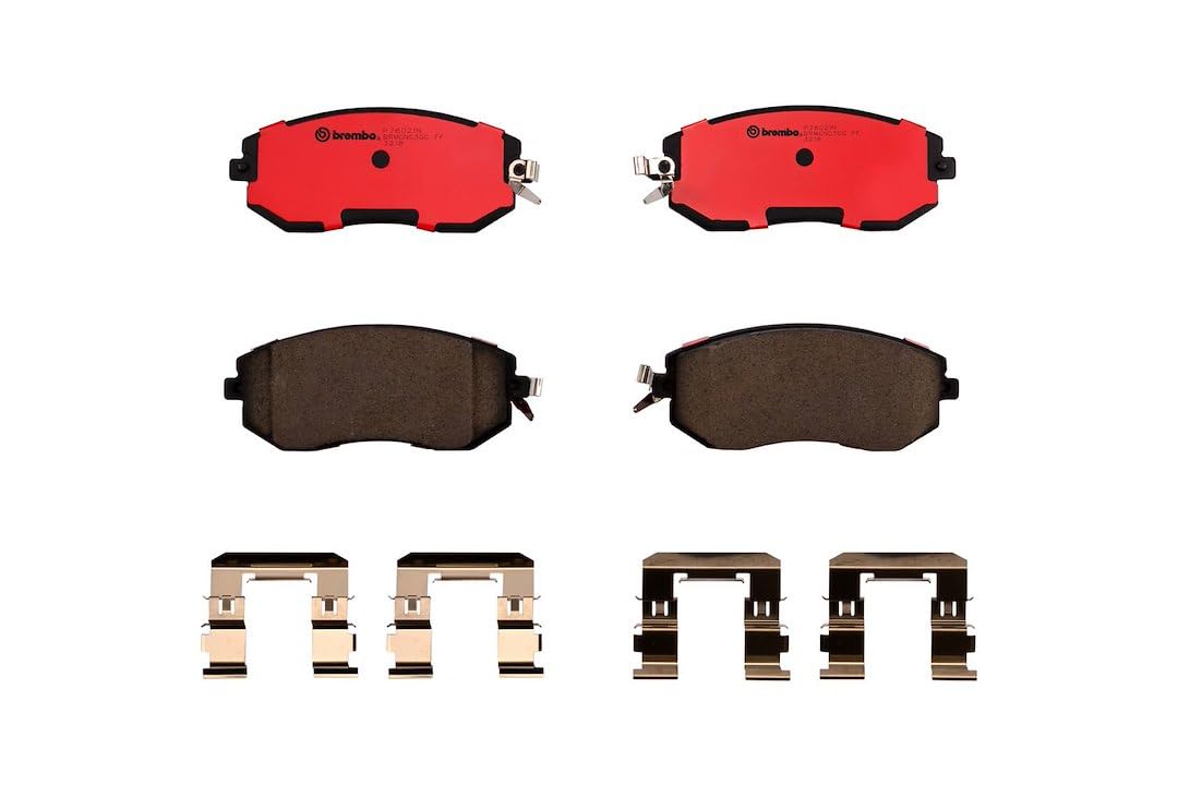 BREMBO P78021N Brembo P78021N Premium Ceramic Front Disc Brake Pad Set SUBARU/TOYOTA OE# 26296SC010