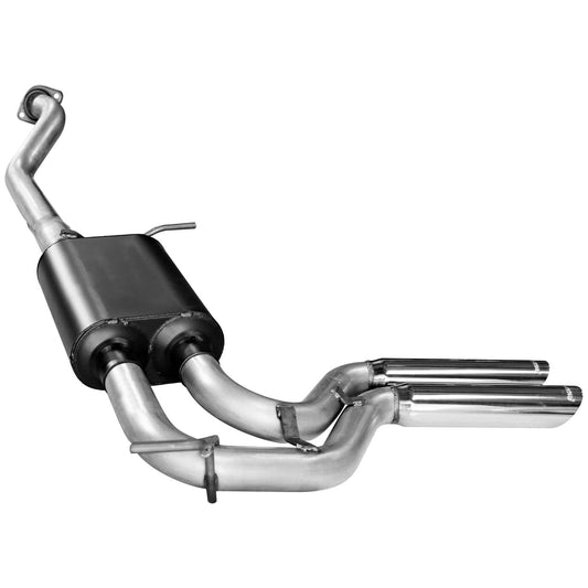 FLOWMASTER 17395 Flowmaster 17395 American Thunder Cat-Back Exhaust Kit 3 Inch Aluminized Steel 3 Inch Stainless Tips Compatible with 1999-2007 Classic Chevy Silverado GMC Sierra 1500 4.8L 5.3L Extended Cab Short Bed