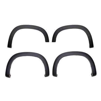 TRAILFX TFC3005OE TrailFX Fender Flares Fits Chevrolet Silverado 1500 2019-2025 OE Style Black Smooth Paintable Polypropylene Set of 4 with Stainless Steel Hardware TrailFX TFC3005OE