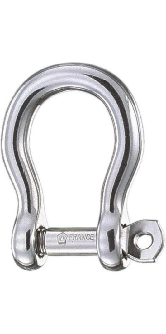 Wichard 57468 Wichard 2026 Captive Pin Bow Shackle WR1441 - Silver