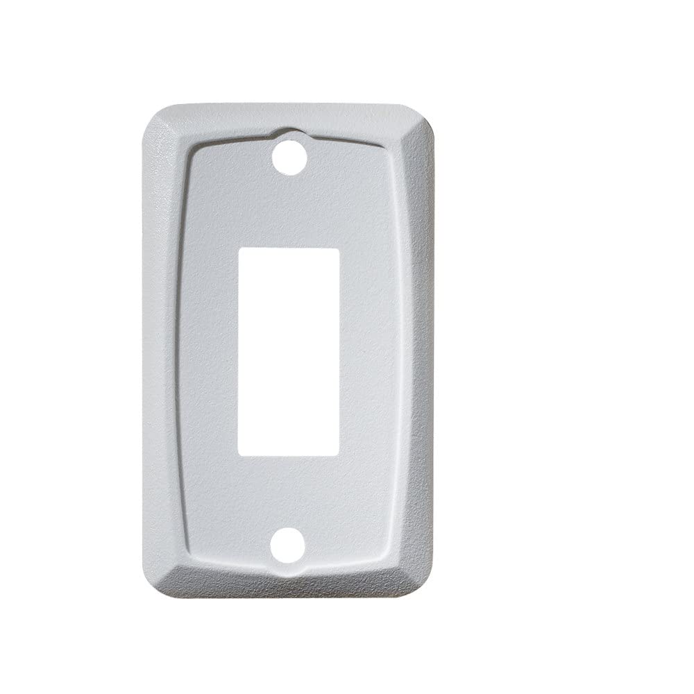 RV DESIGNER S381 RV Designer S381 - White Single Mounting Plate for DC Rocker Switches