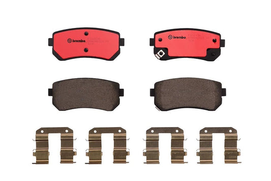 BREMBO P30051N Brembo P30051N Premium Ceramic Rear Disc Brake Pad Set HYUNDAI/HYUNDAI (BEIJING)/KIA/KIA (DYK) OE# 583022SA30