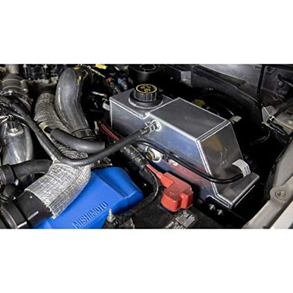 MISHIMOTO MMRT-F2D-11KN Mishimoto MMRT-F2D-11KN Aluminum Degas Tank Kit, Compatible With 2011-2019 Ford 6.7L Powerstroke, Natural