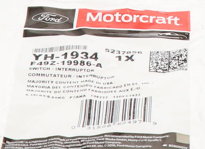 Motorcraft YH1934 Switch Assembly, Black