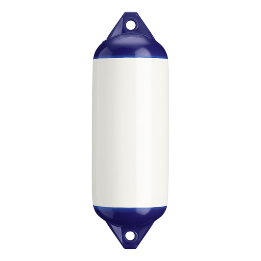 POLYFORM 94-211-739 Polyform F-Series Boat Fender F-2 Standard Blue Ropehold - White