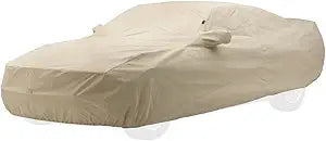 Covercraft Custom Fit Vehicle Cover for Dodge Challenger - Technalon Block-It Evolution Series Fabric, Tan