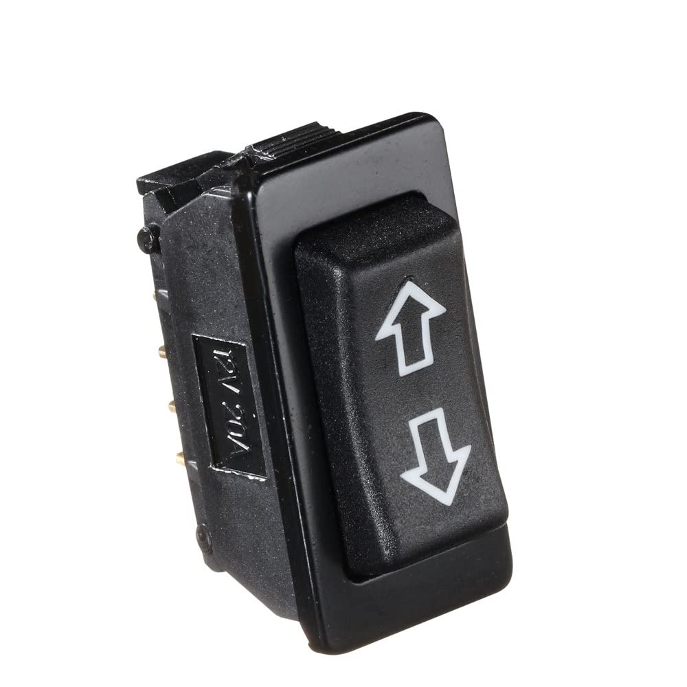 RV DESIGNER S125 RV Designer S125 - DC Rocker Switch w/Plate, 20 Amp Cont., in-Line 5 PIN