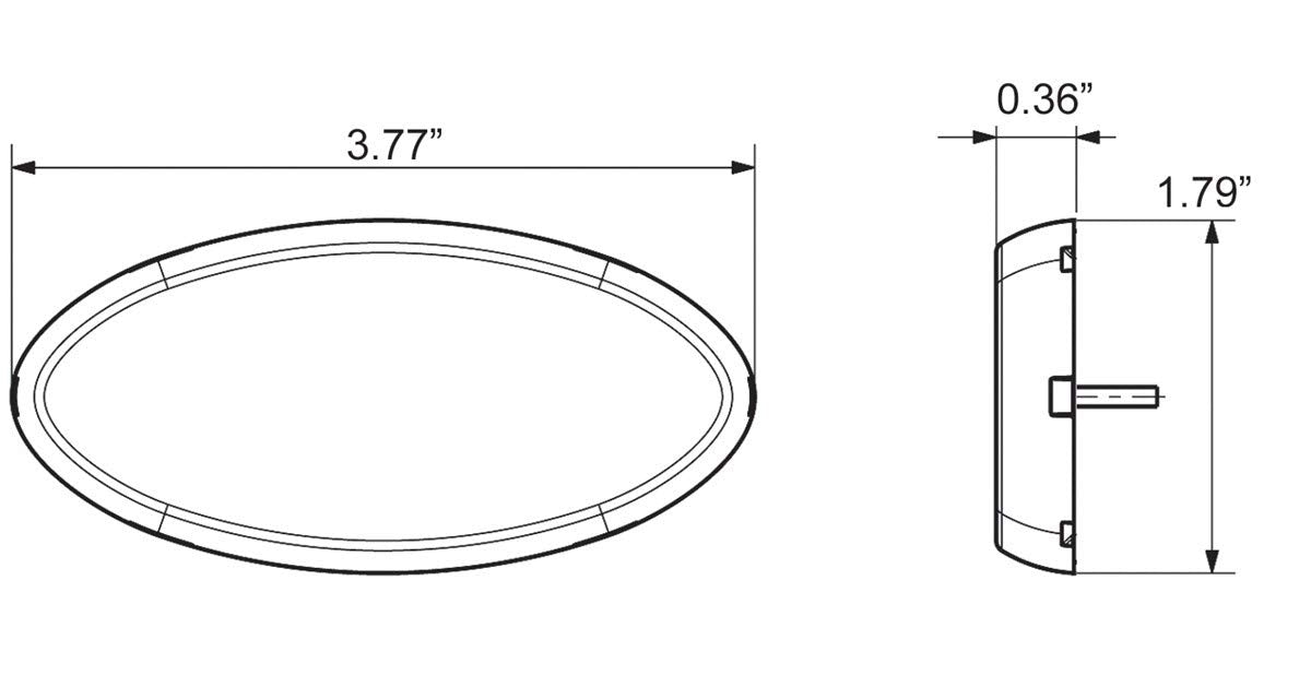 OPTRONICS MCL0030ABBP Optronics MCL0030ABBP LED 2X4 M/C;AMB;RFLX;BLKBASE;HARDW;