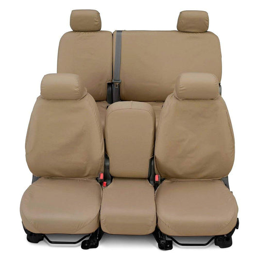 COVERCRAFT SS8421WFTP Covercraft SeatSaver Second Row Custom Fit Seat Cover for Select Nissan Pathfinder Models - Waterproof (Taupe)