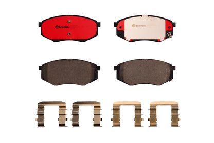 BREMBO P30055N Brembo P30055N Premium Ceramic Front Disc Brake Pad Set HYUNDAI OE# 581011KA00