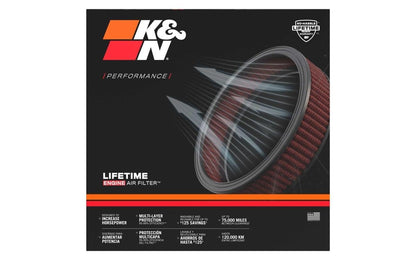 K&N FILTER E-0660 K&N High-Flow Original Lifetime Engine Air Filter: Increase Power & Acceleration, Washable, Premium, Replacement Car Air Filter: Compatible with 2015-2026 Porshe Macan E-0660