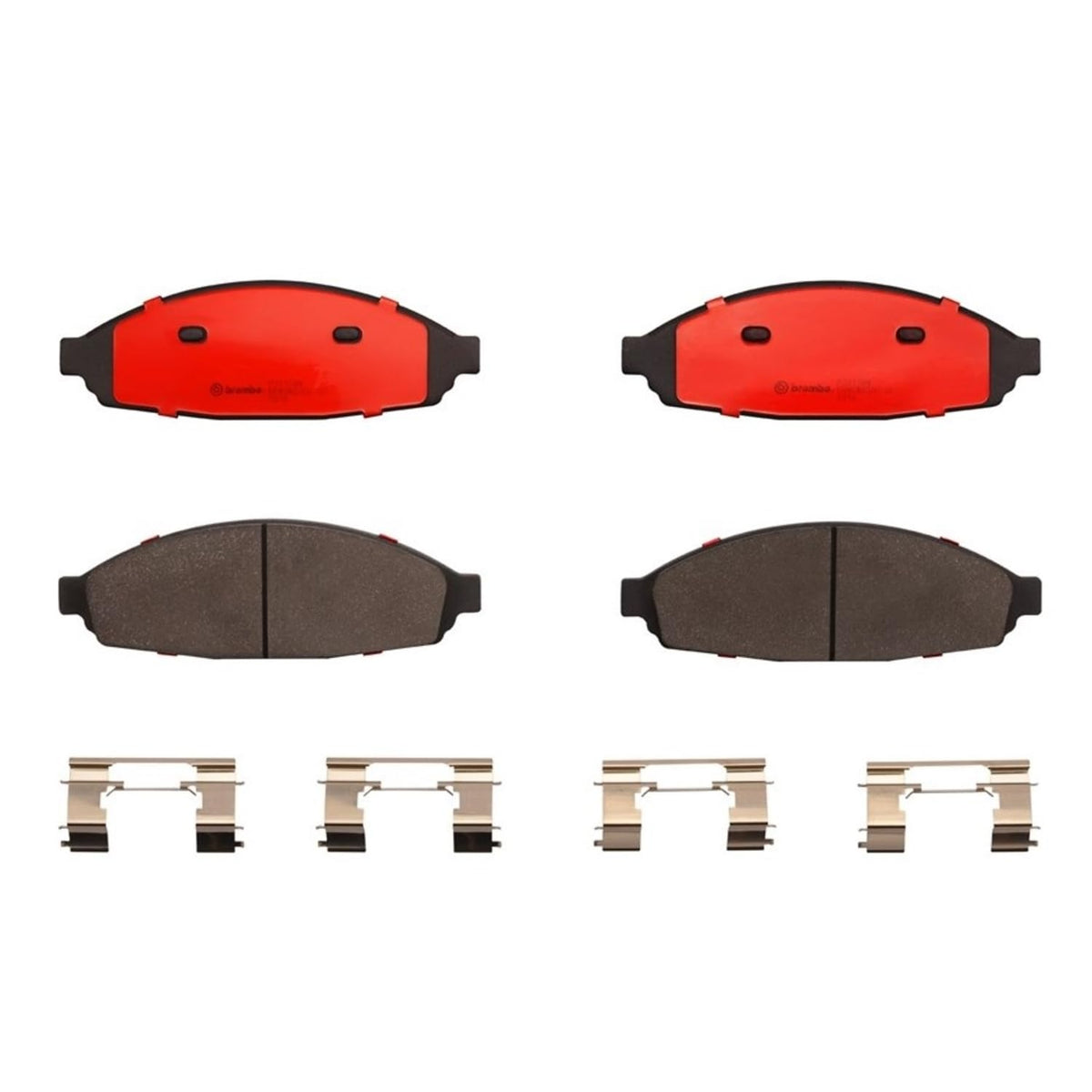 BREMBO P24128N Brembo P24128N Premium Ceramic Front Disc Brake Pad Set FORD USA/LINCOLN OE# 6W1Z2001A