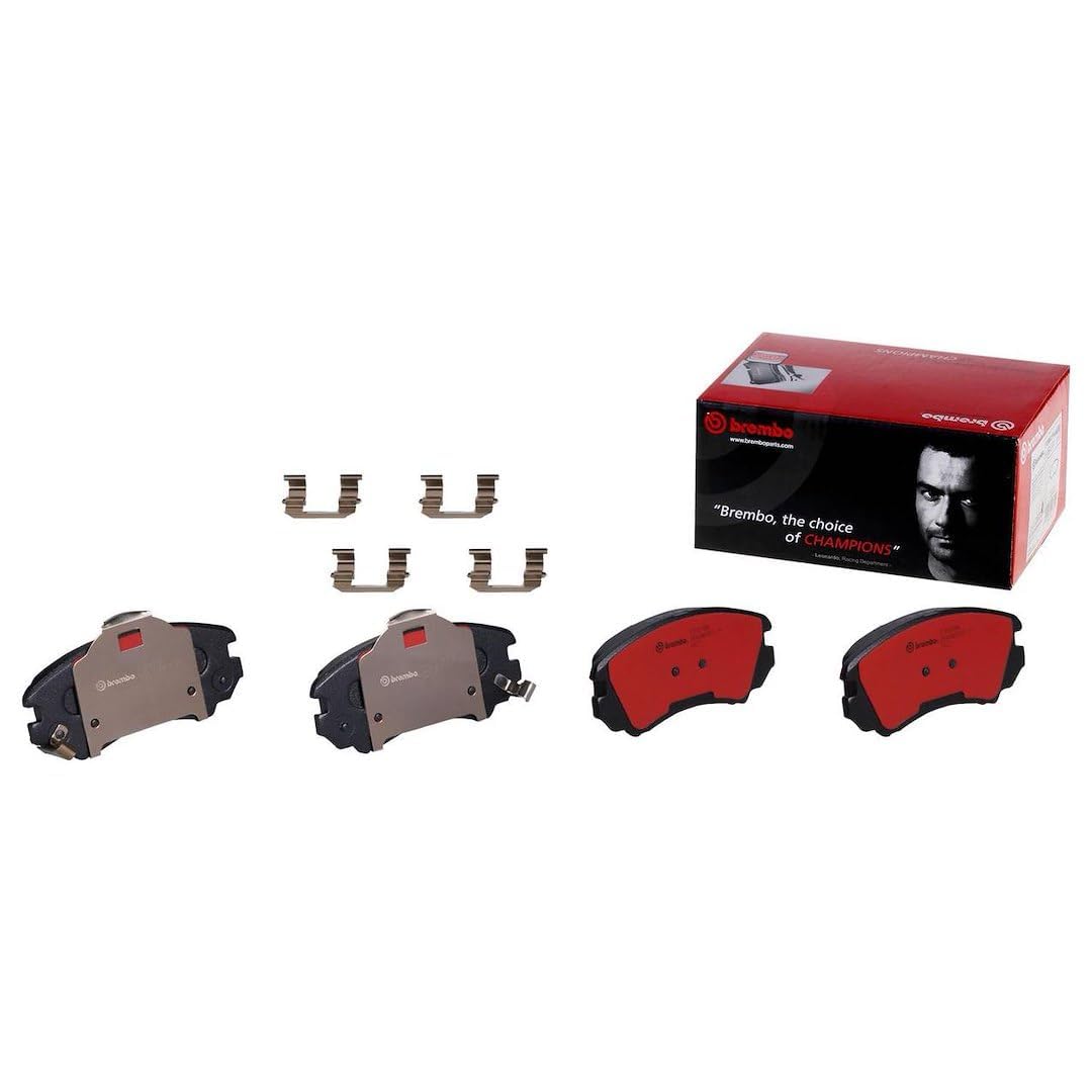 BREMBO P30018N Brembo P30018N Premium Ceramic Front Disc Brake Pad Set CHEVROLET (SGM)/HYUNDAI/HYUNDAI (BEIJING)/KIA/KIA (DYK) OE# 581012CA20
