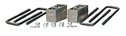 FABTECH FTS21111 Fabtech (FTS21111) 1" Rear Block and U-Bolt Kit for Silverado/Sierra 3500 HD