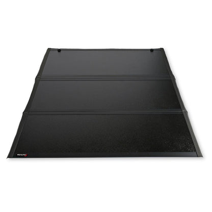 TRAILFX TFX3531 TrailFX Hard Folding Tonneau Cover Fits Ford Maverick 2022-2026 Standard Flush Tri-Fold 3 Panels and 2 Folds Lockable Tailgate Handle Black Gloss Fiber Reinforced Plastic Low Profile TrailFX TFX3531