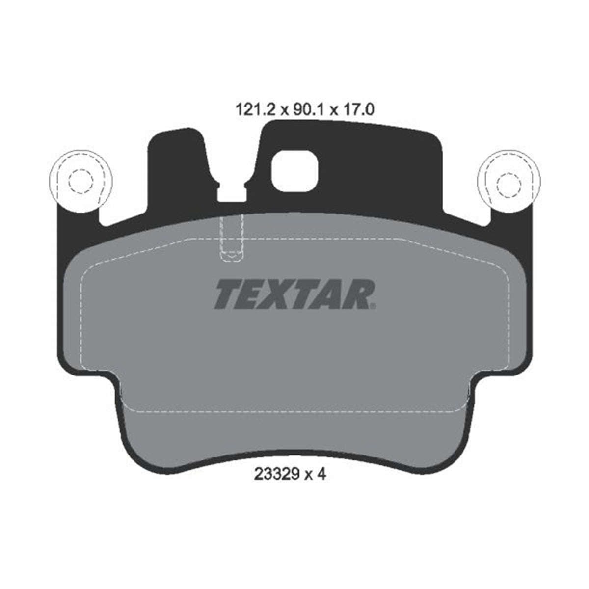 TEXTAR 2332902 Textar 2332902 Disc Brake Pad