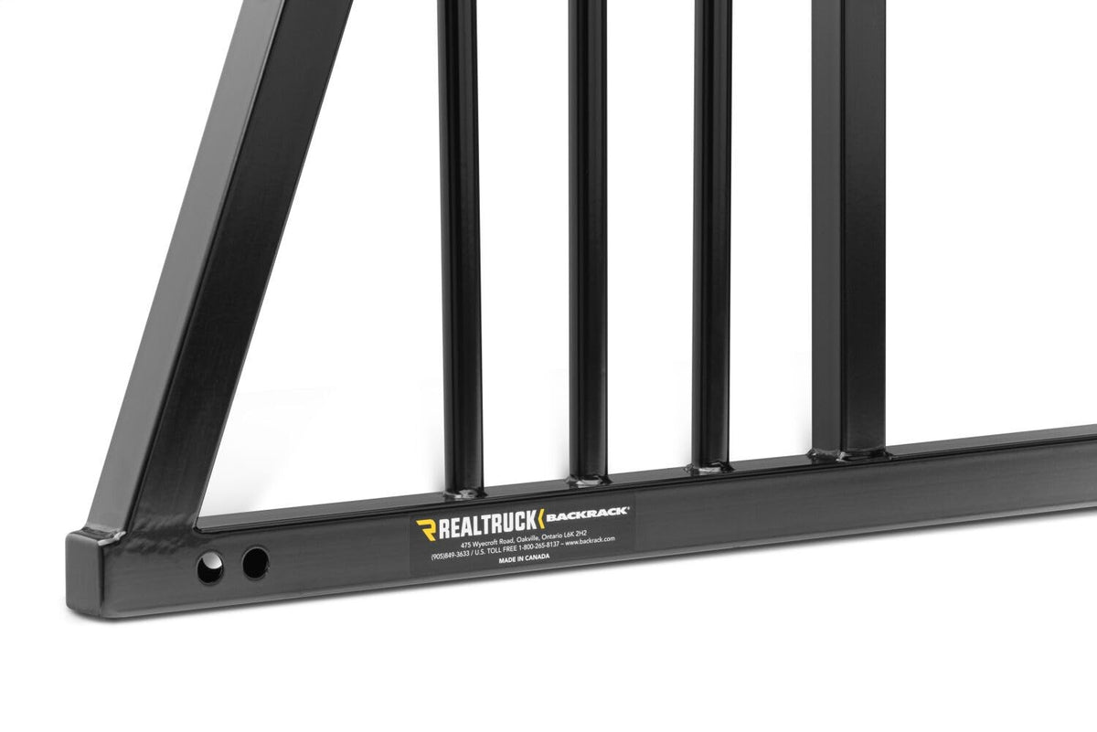 BACKRACK 149TR RealTruck BACKRACK Three Round Rack Frame Only | Black, No Drill | 149TR | Fits 2019-2025 Chevrolet/GMC Silverado/Sierra 1500; 2008-2019 & 2022-2025 Toyota Tundra; 2004-2025 Ford F-150 & Others