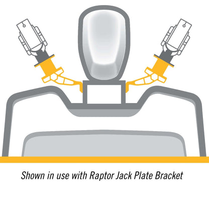 MINN KOTA 1810370 Minn Kota 1810370 RAPTOR 3' SETBACK BRACKET BLACK