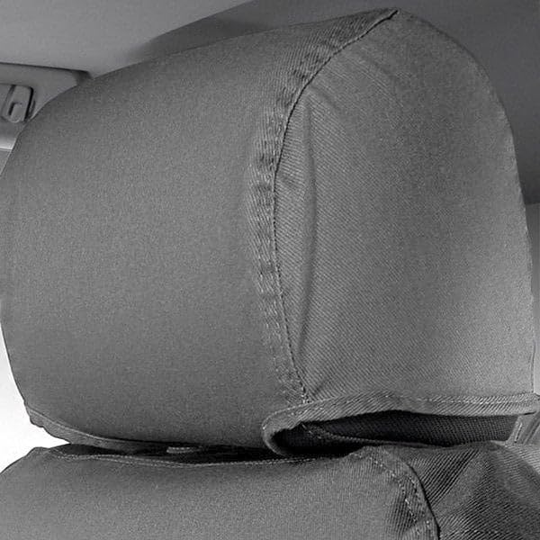 COVERCRAFT SS7527PCGY Covercraft SS7527PCGY - SeatSaver Polycotton 2nd Row Gray Custom Seat Covers