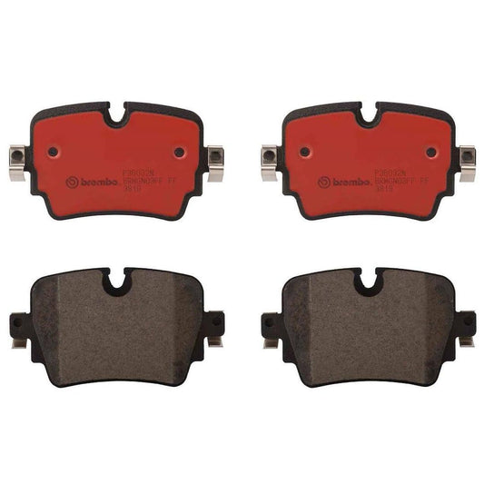 BREMBO P36032N Brembo P36032N Premium Ceramic Rear Disc Brake Pad Set JAGUAR OE# C2D49906