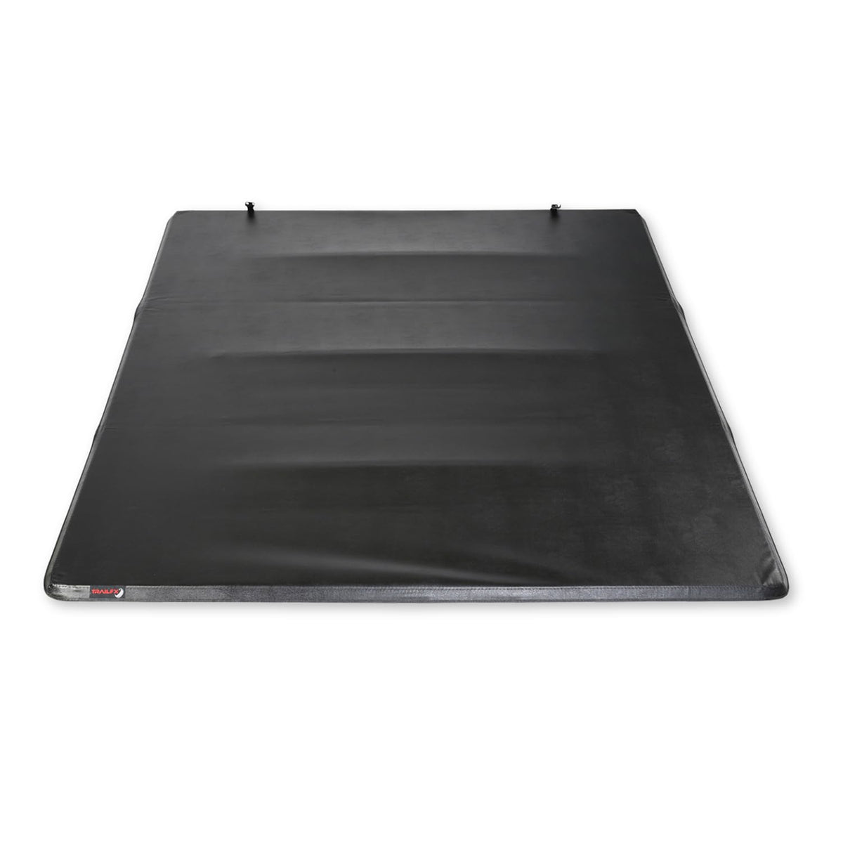 TRAILFX TFX2001 Soft Tri-Fold, Non-Lockable, Black Vinyl with Aluminum Rails
