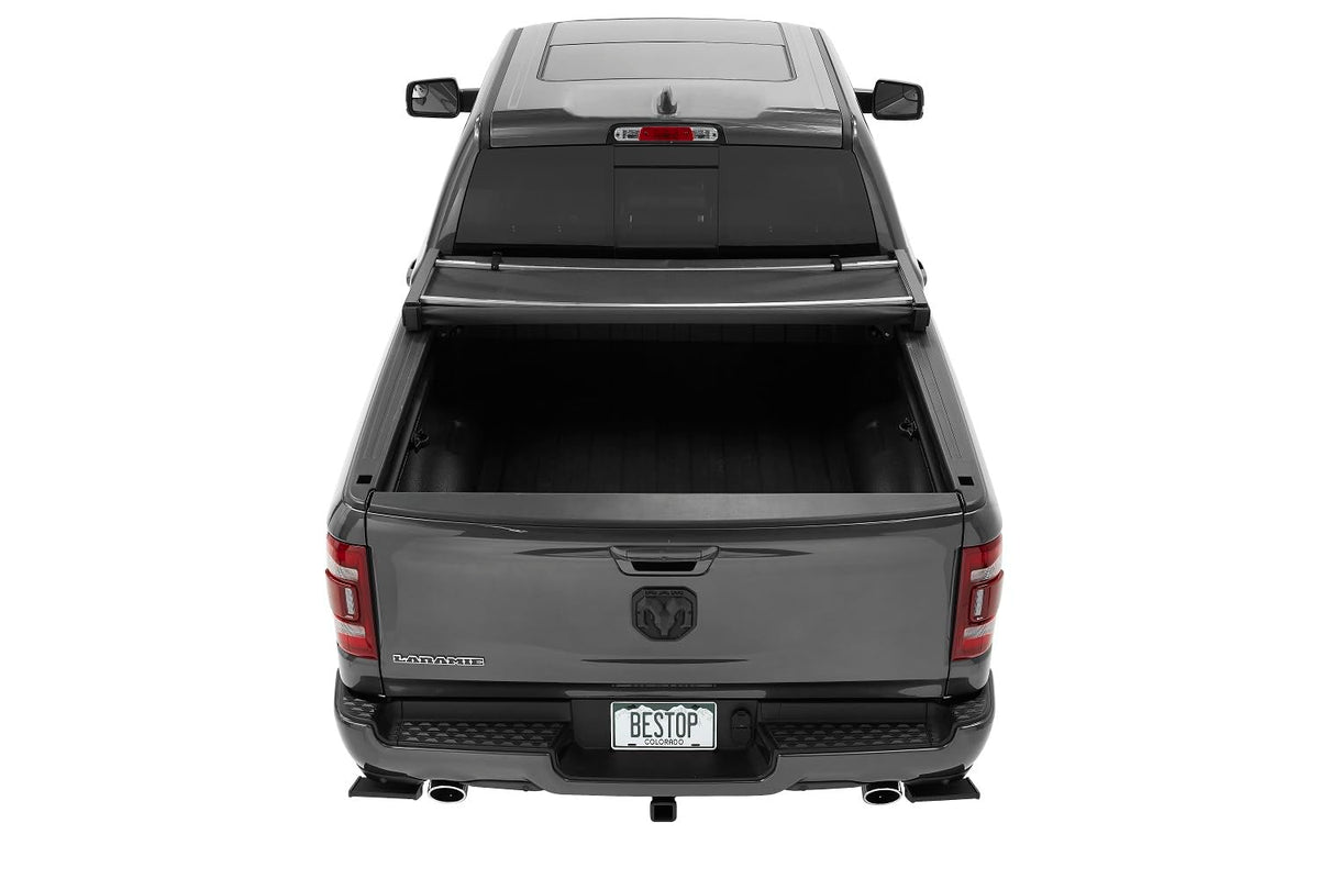 BESTOP 16227-01 Bestop 1622701 EZ-Fold Soft Tonneau Cover for 2019-Current Dodge Ram 1500 Without Rambox, 5.7' Bed