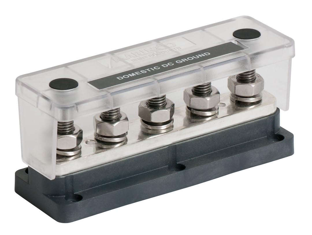 BEP 777-BB5S-650 BEP Marinco Power Products 650A 5 Stud Buss Bar grey