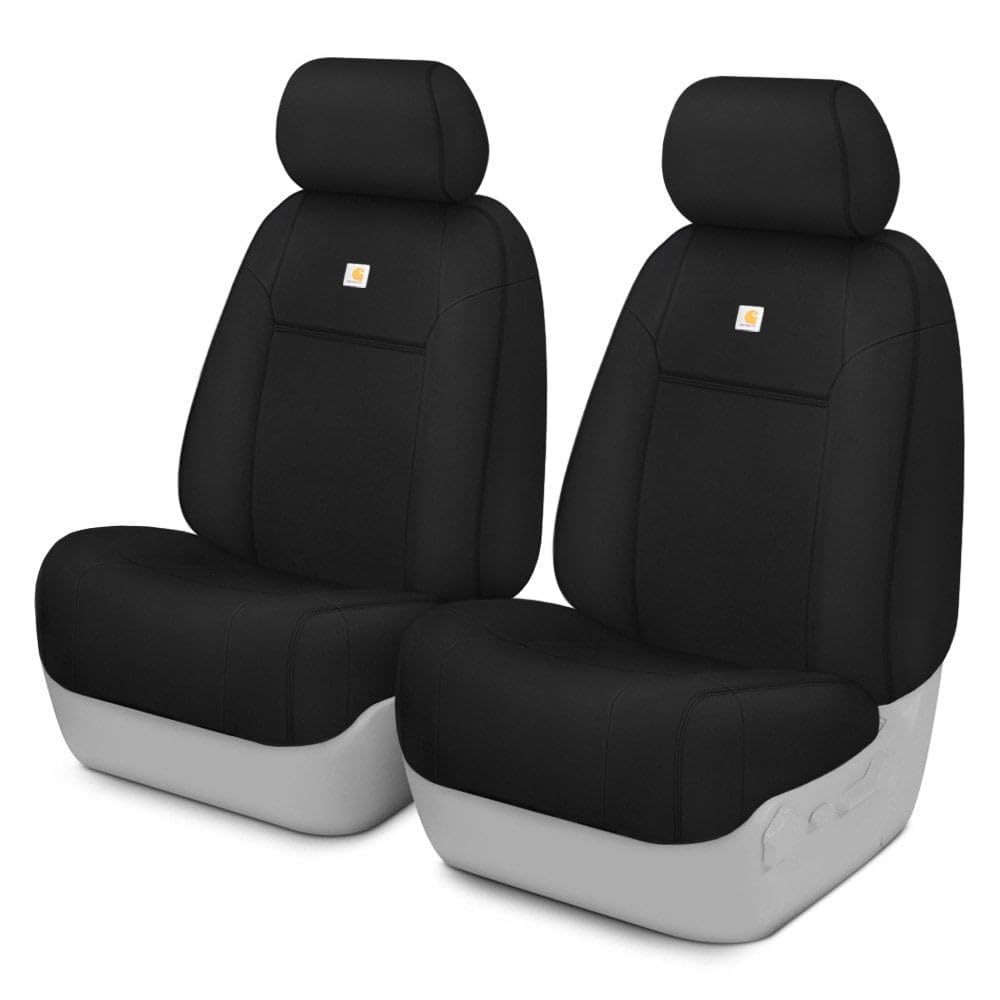 COVERCRAFT GTC4329ABCOBK Carhartt Super Dux PrecisionFit Custom Front Row Seat Covers - Black