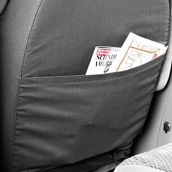 COVERCRAFT SS7509PCGY Covercraft Polycotton Seat Saver Custom Seat Covers, Grey