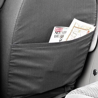 COVERCRAFT SS7509PCGY Covercraft Polycotton Seat Saver Custom Seat Covers, Grey