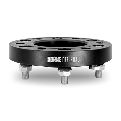 MISHIMOTO BNWS-005-250BK Mishimoto Borne Off-Road Wheel Spacers 6X139.7, 78.1mm Center Bore, M14 X 1.5, 1.00" Thick, Black