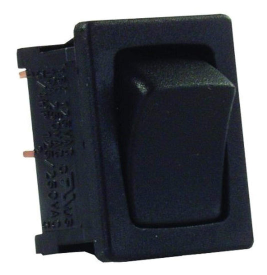 JR PRODUCTS 12785 JR Products 12785 Black/Black SPST Mini On/Off Switch