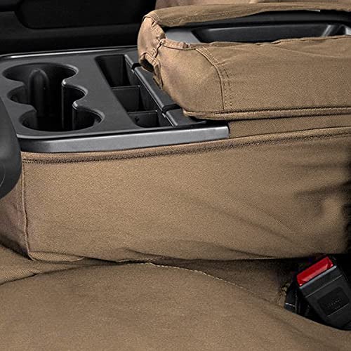 COVERCRAFT SS8421WFTP Covercraft SeatSaver Second Row Custom Fit Seat Cover for Select Nissan Pathfinder Models - Waterproof (Taupe)