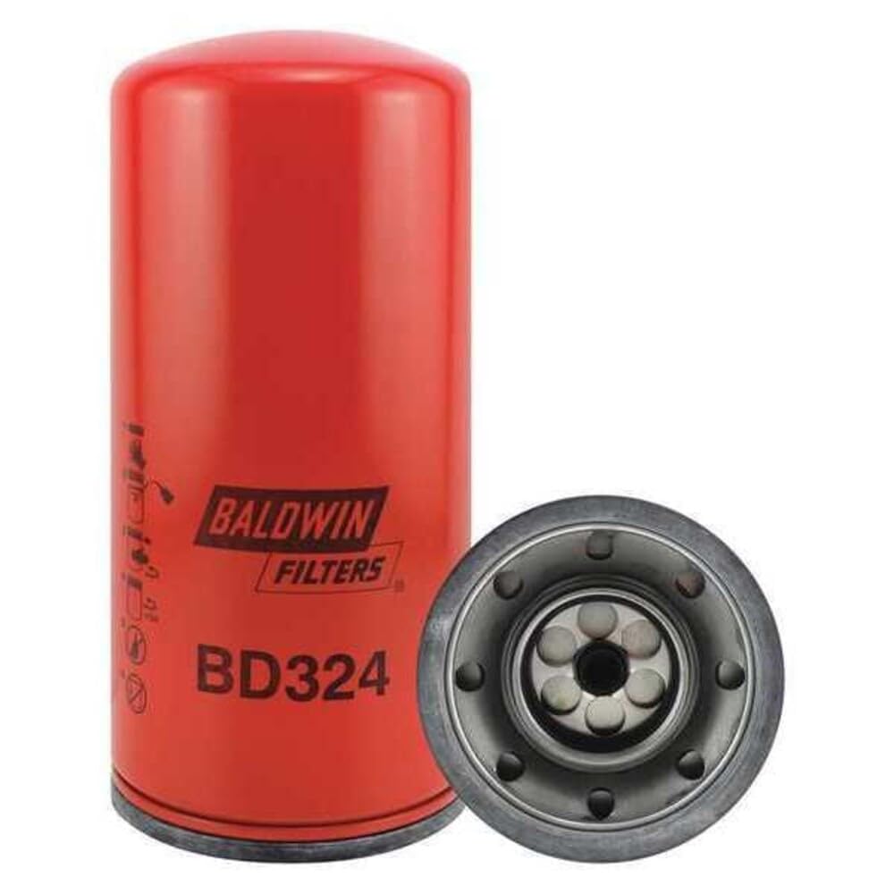 BALDWIN FILTERS BD324 Baldwin Bd324 - Engine Oil Filter - Dual-Flow Lube Spin-On