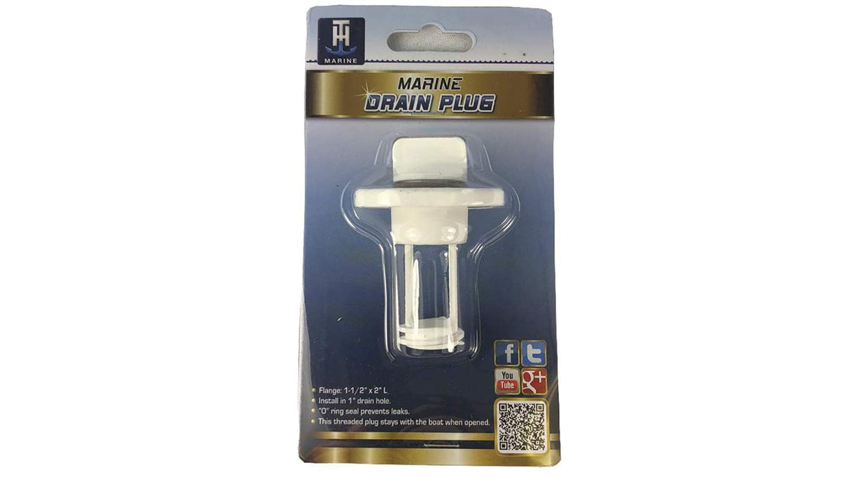 T-H MARINE DP-2-DP T-H Marine DP-2-DP WHITE DRAIN PLUG