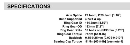 ARB RD100 ARB RD100 Air Operated Locking Differential for Dana Spicer 30, 3.73 & Up, 27 Spline for Front Jeep Wrangler JK & JL Non-Rubicon